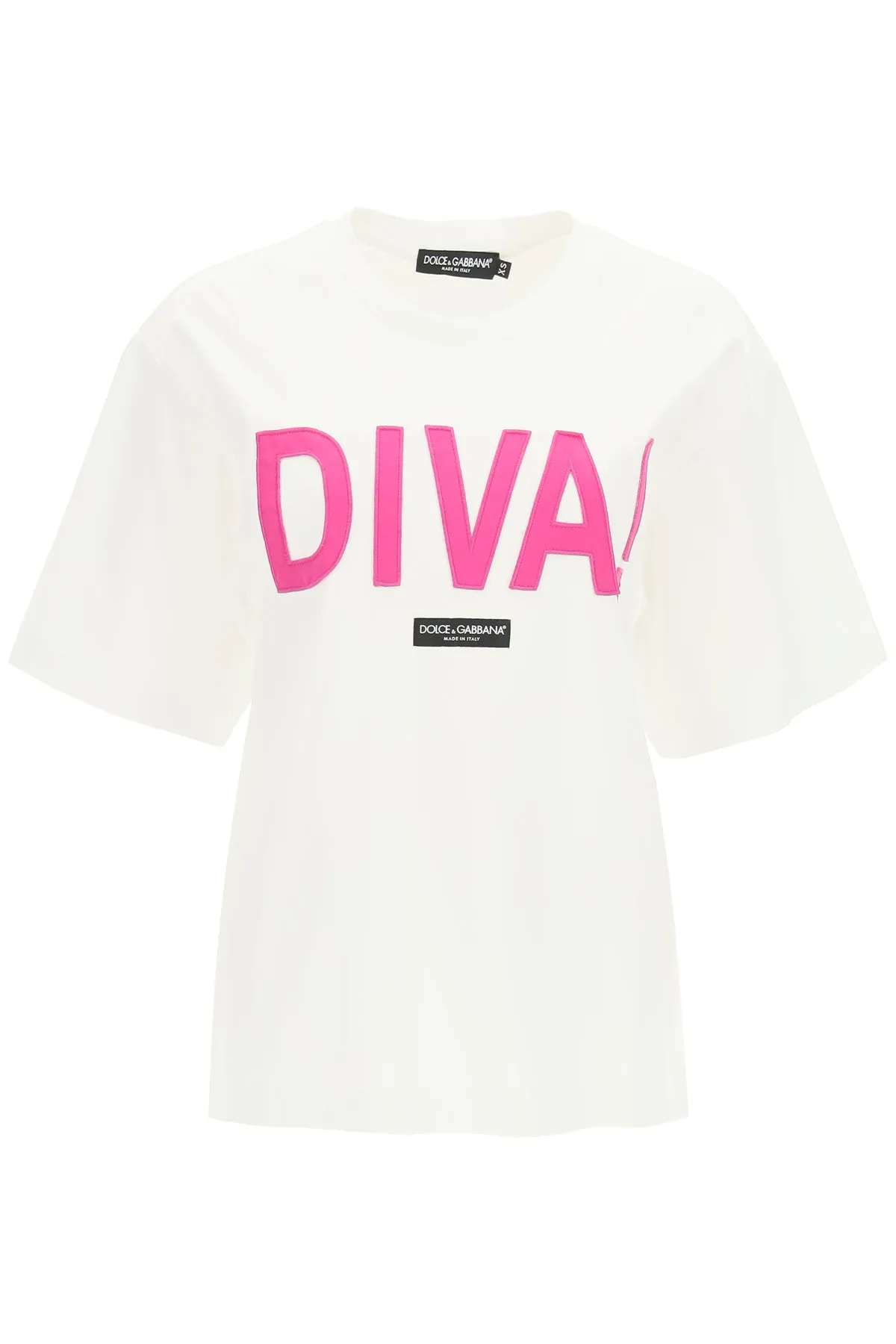 Dolce & Gabbana Diva Patch Jersey T-Shirt