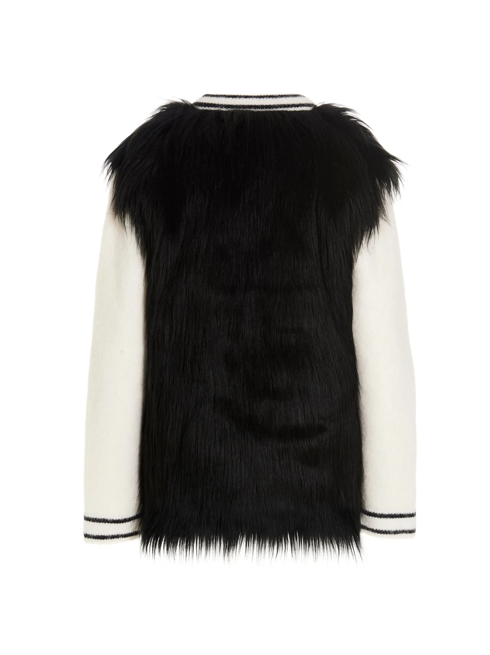 Dolce & Gabbana Faux-Fur Knit Cardigan