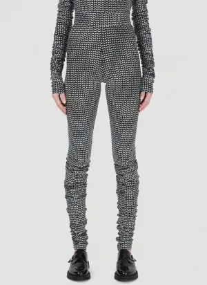 Dolce & Gabbana Holographic Sequined Jersey Leggings