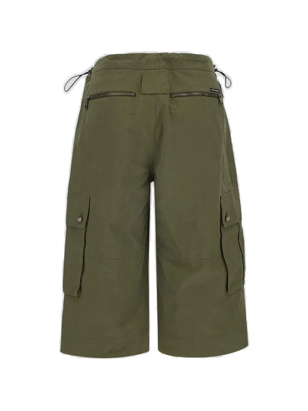 Dolce & Gabbana Logo Patch Cargo Shorts