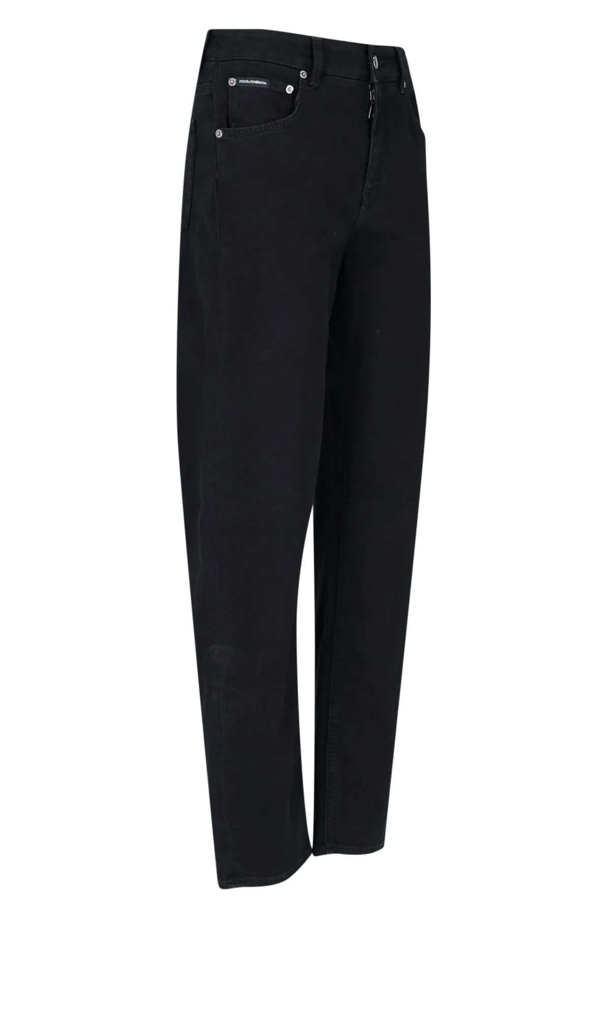 Dolce & Gabbana Logo Plaque Straight-Leg Jeans