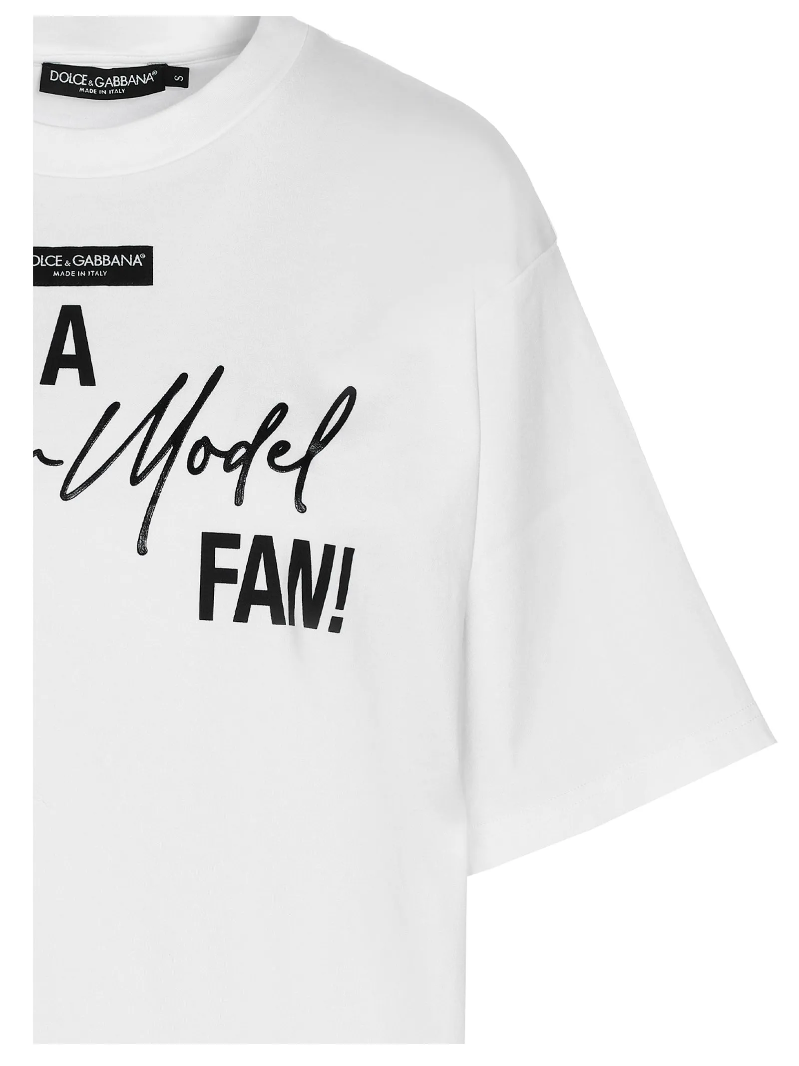 Dolce & Gabbana Slogan Printed T-Shirt