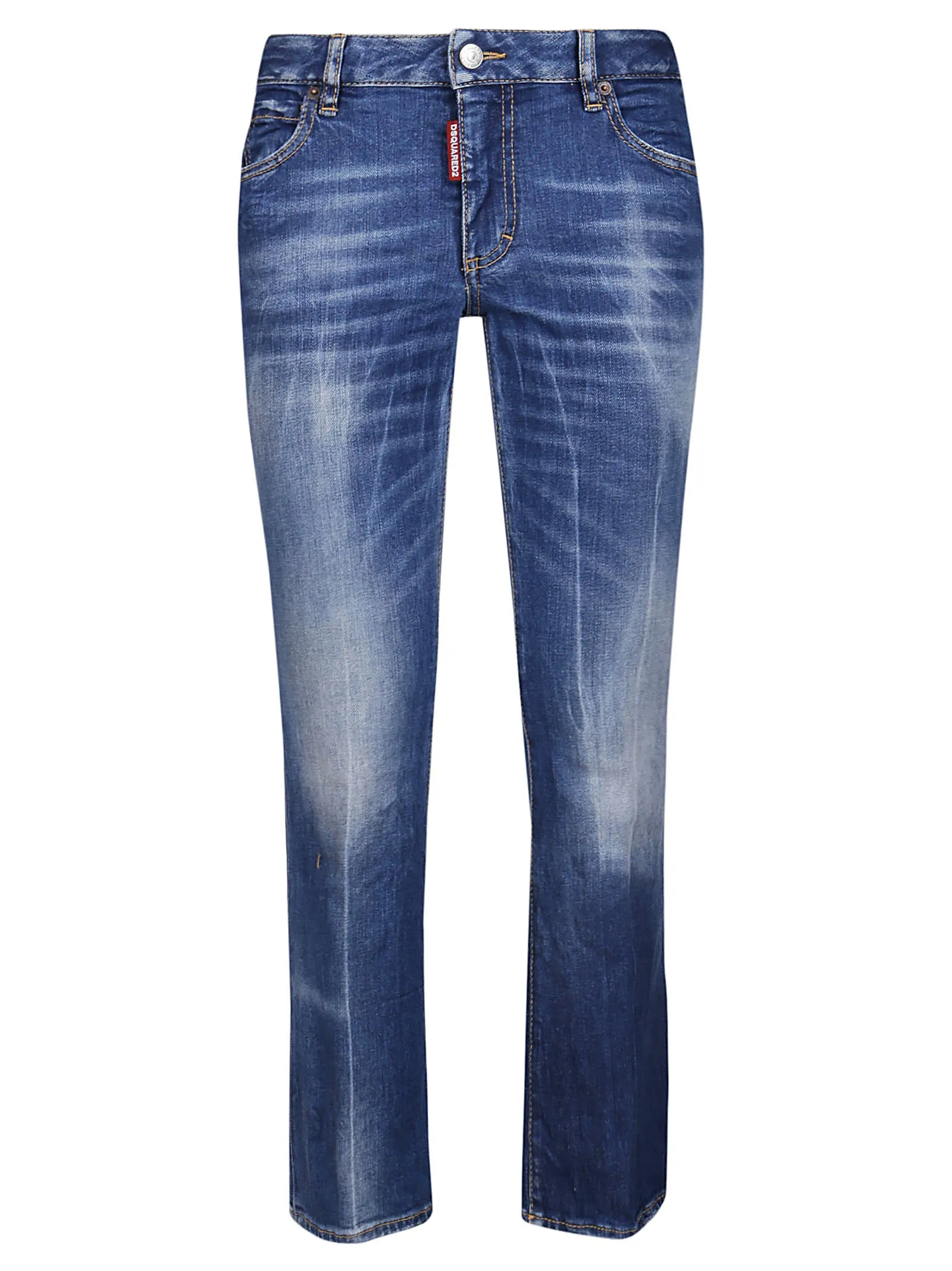 Dsquared2 Bootcut Cropped-Leg Jeans