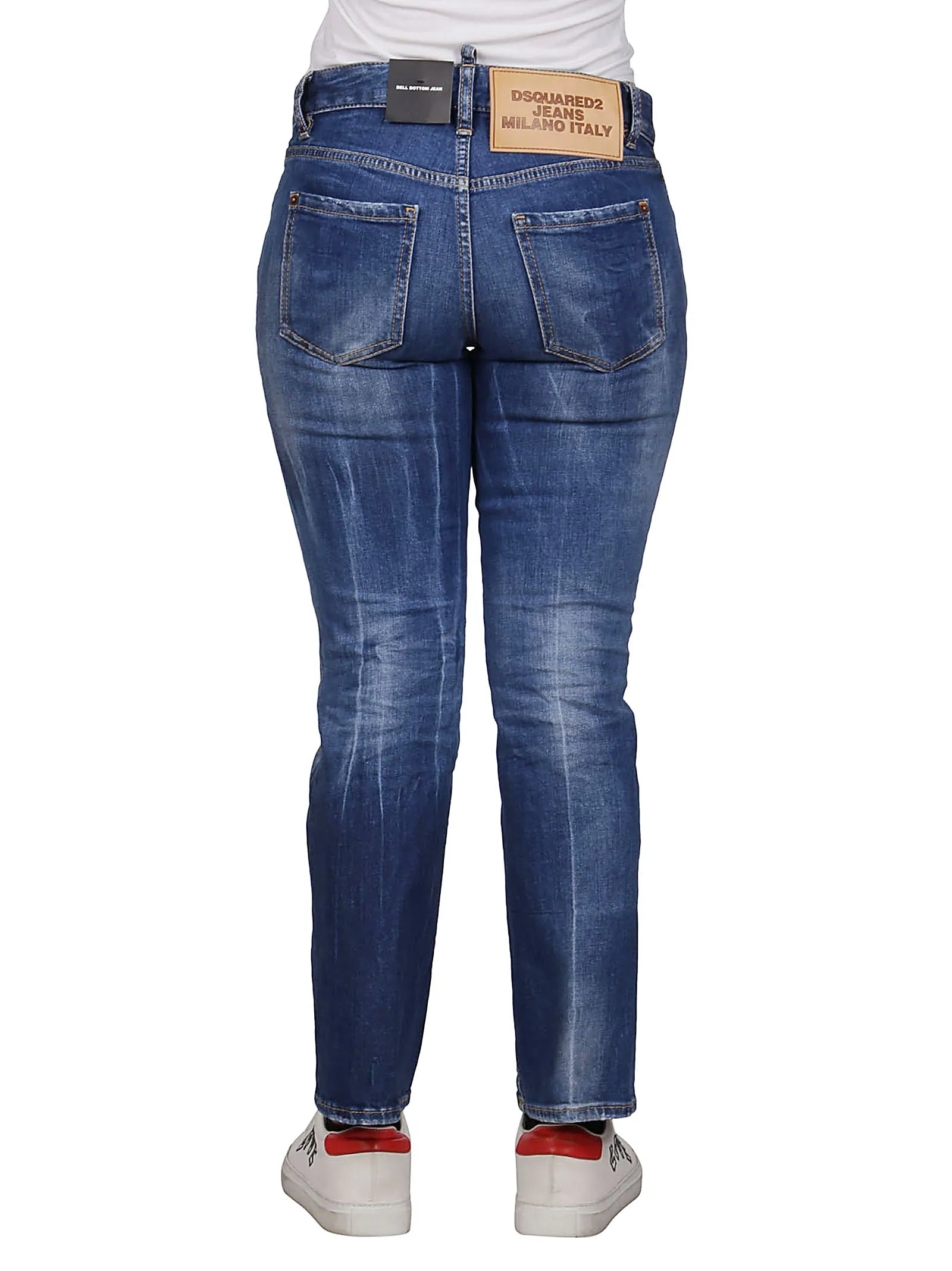 Dsquared2 Bootcut Cropped-Leg Jeans