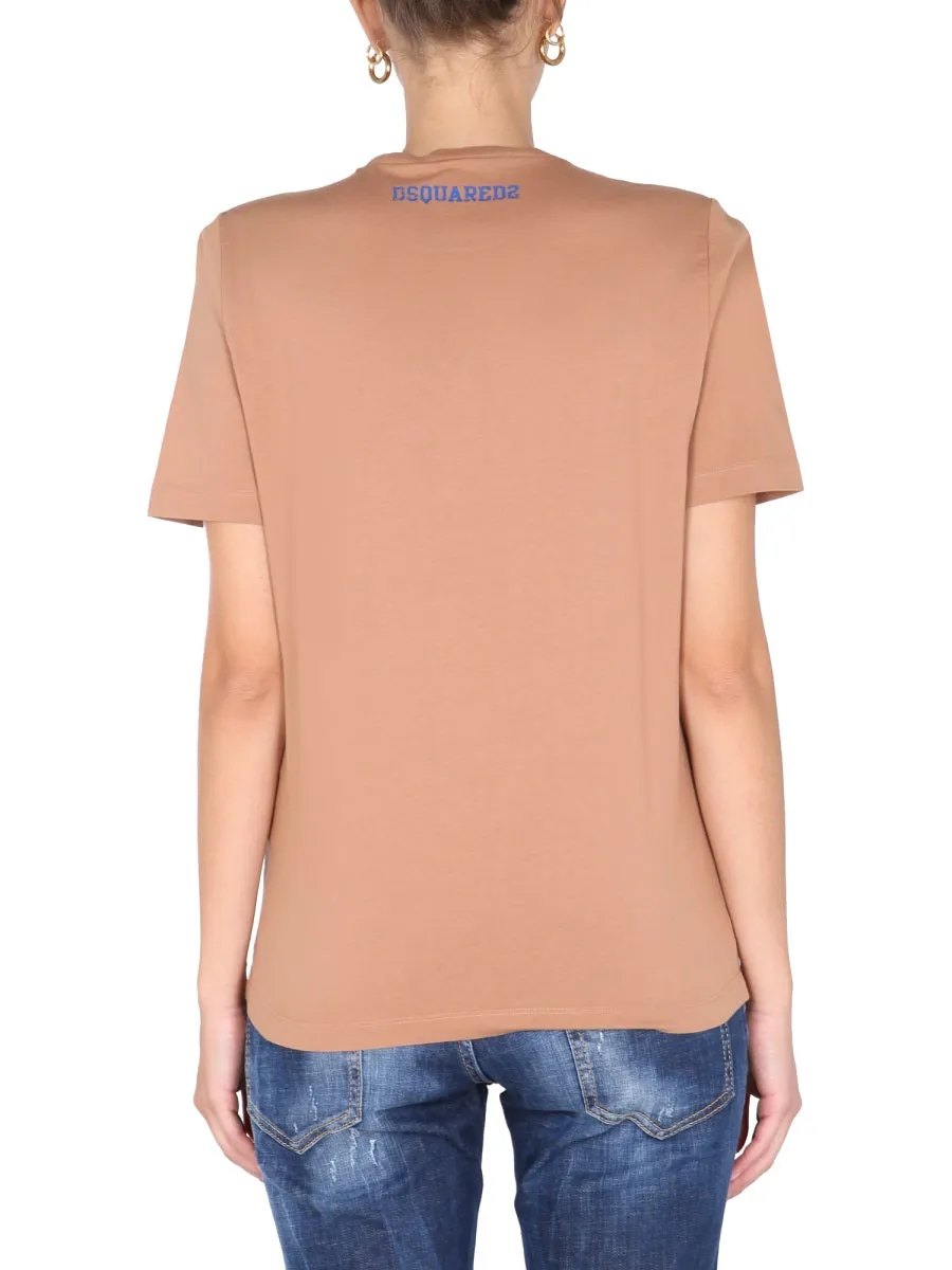 Dsquared2 Little Kitten Print T-Shirt