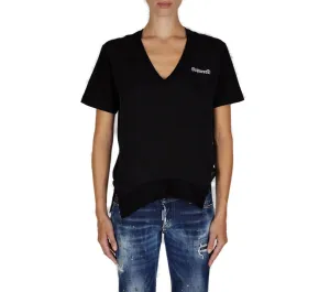 Dsquared2 Logo Print V-Neck T-Shirt