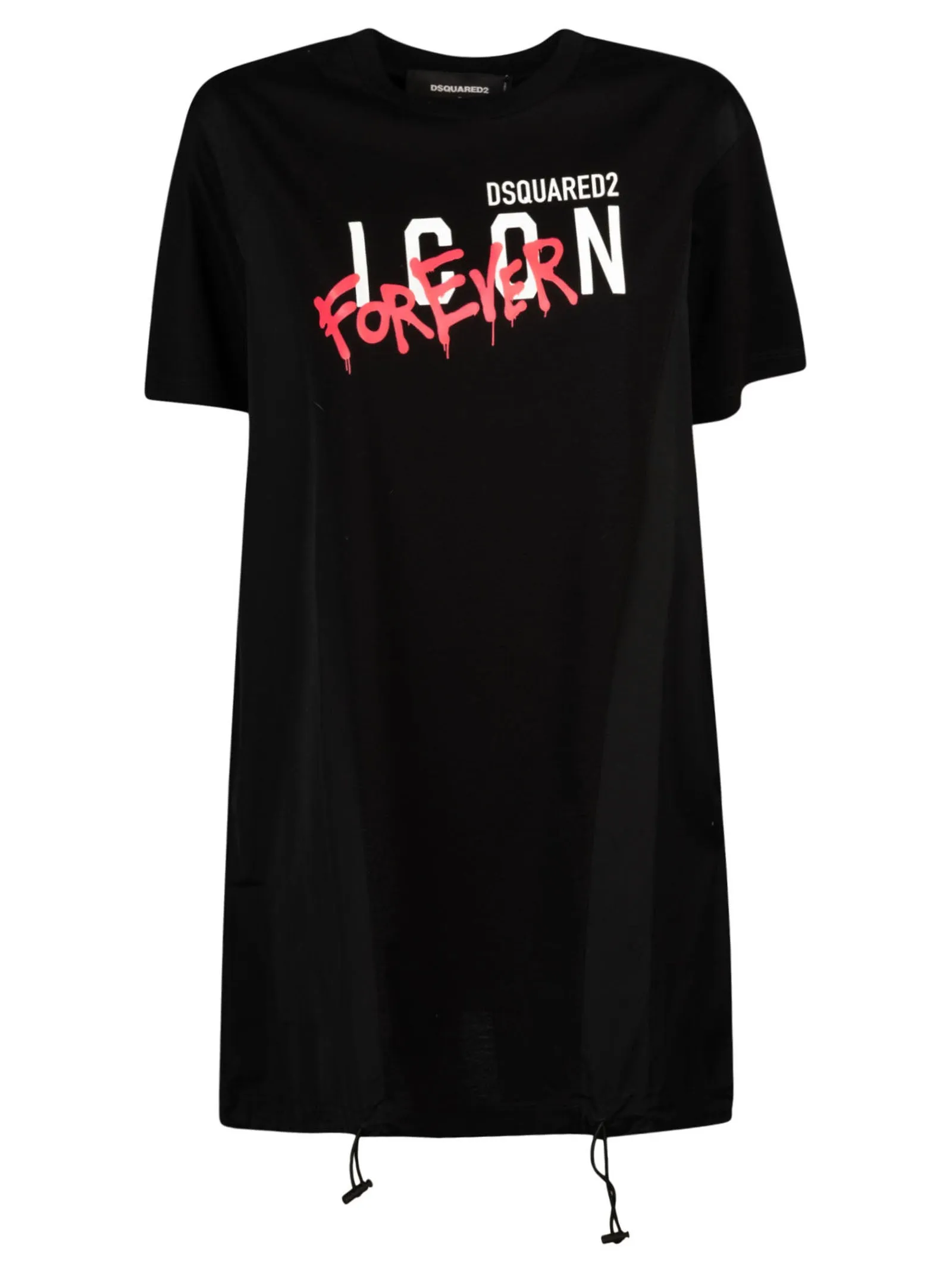Dsquared2 Logo Printed Crewneck T-Shirt Dress