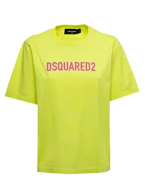 Dsquared2 Logo Printed Crewneck T-Shirt