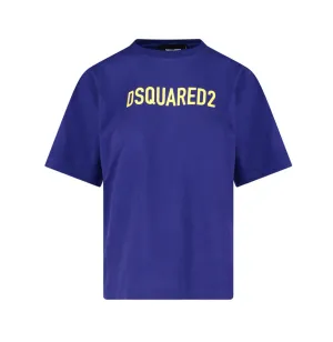 Dsquared2 Logo Printed Crewneck T-Shirt