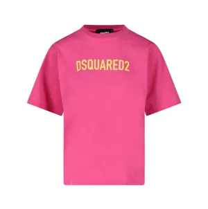 Dsquared2 Logo Printed Crewneck T-Shirt