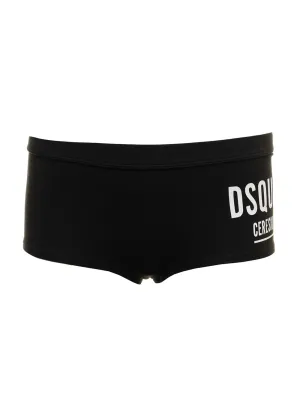 Dsquared2 Logo Printed Stretch Shorts
