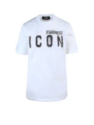 Dsquared2 Spray Logo Printed T-Shirt