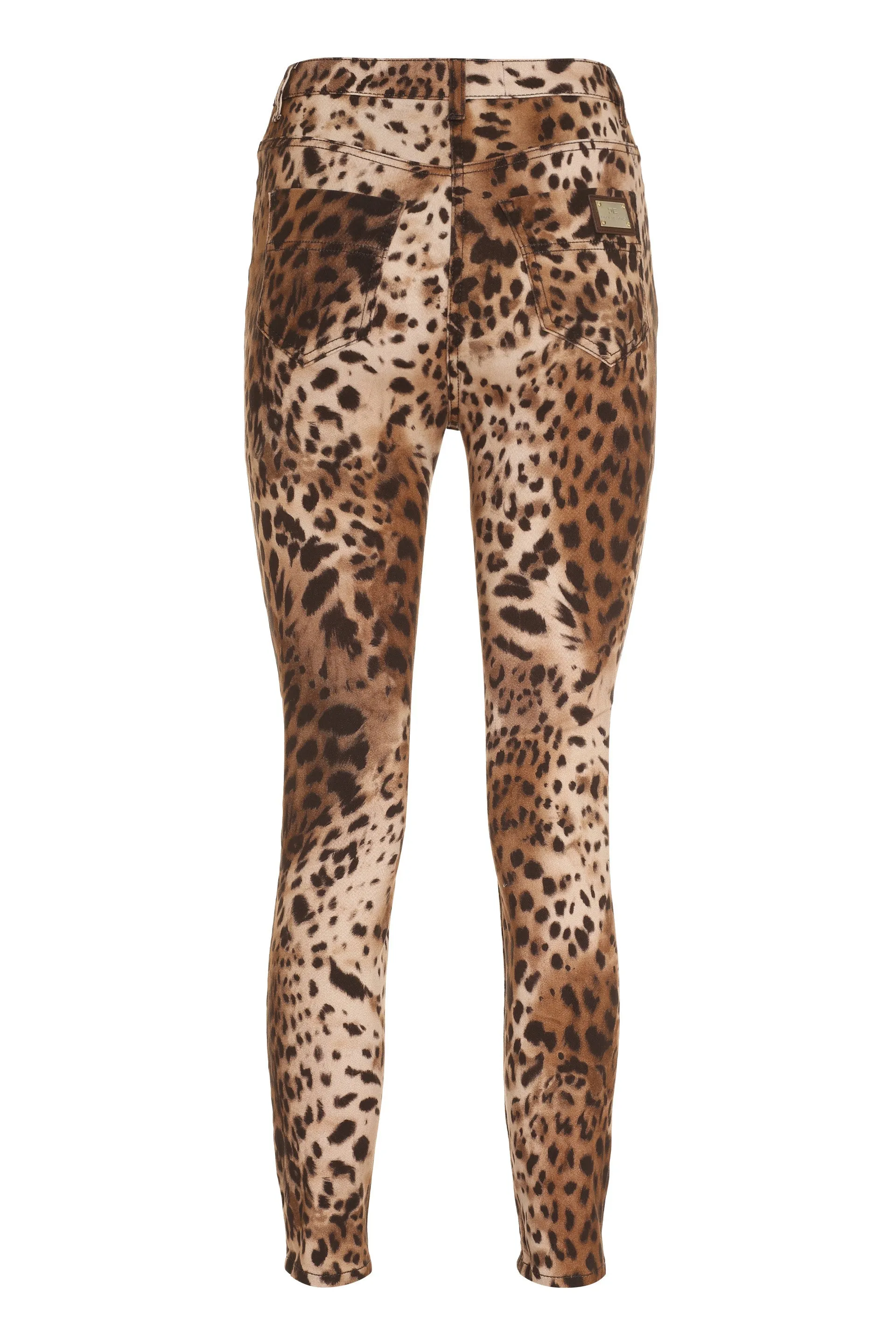 Elisabetta Franchi Animal Printed Skinny Jeans
