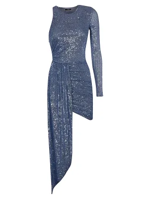 Elisabetta Franchi Asymmetric Mini Dress
