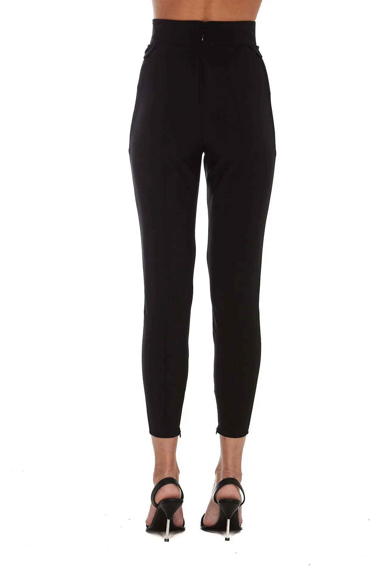 Elisabetta Franchi Buckle Detail Stretched Trousers