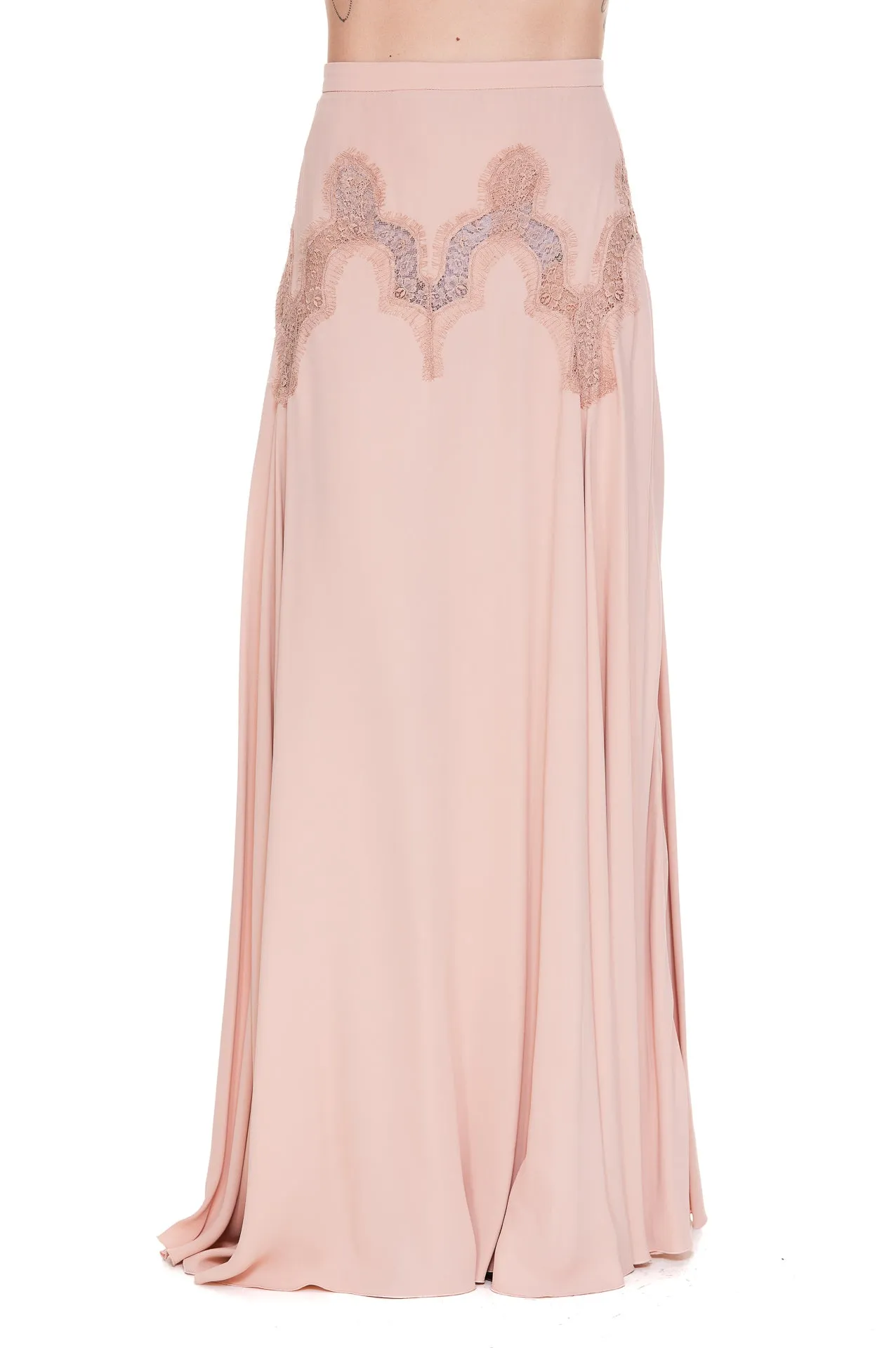 Elisabetta Franchi Embroidered Detail Maxi Skirt