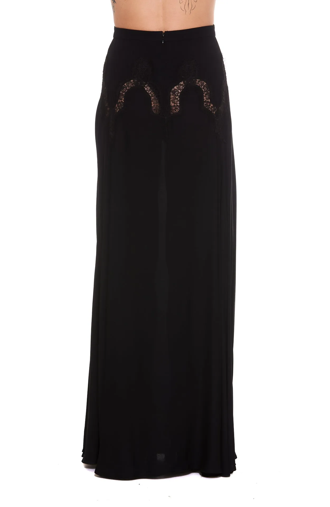 Elisabetta Franchi Embroidered Detail Maxi Skirt