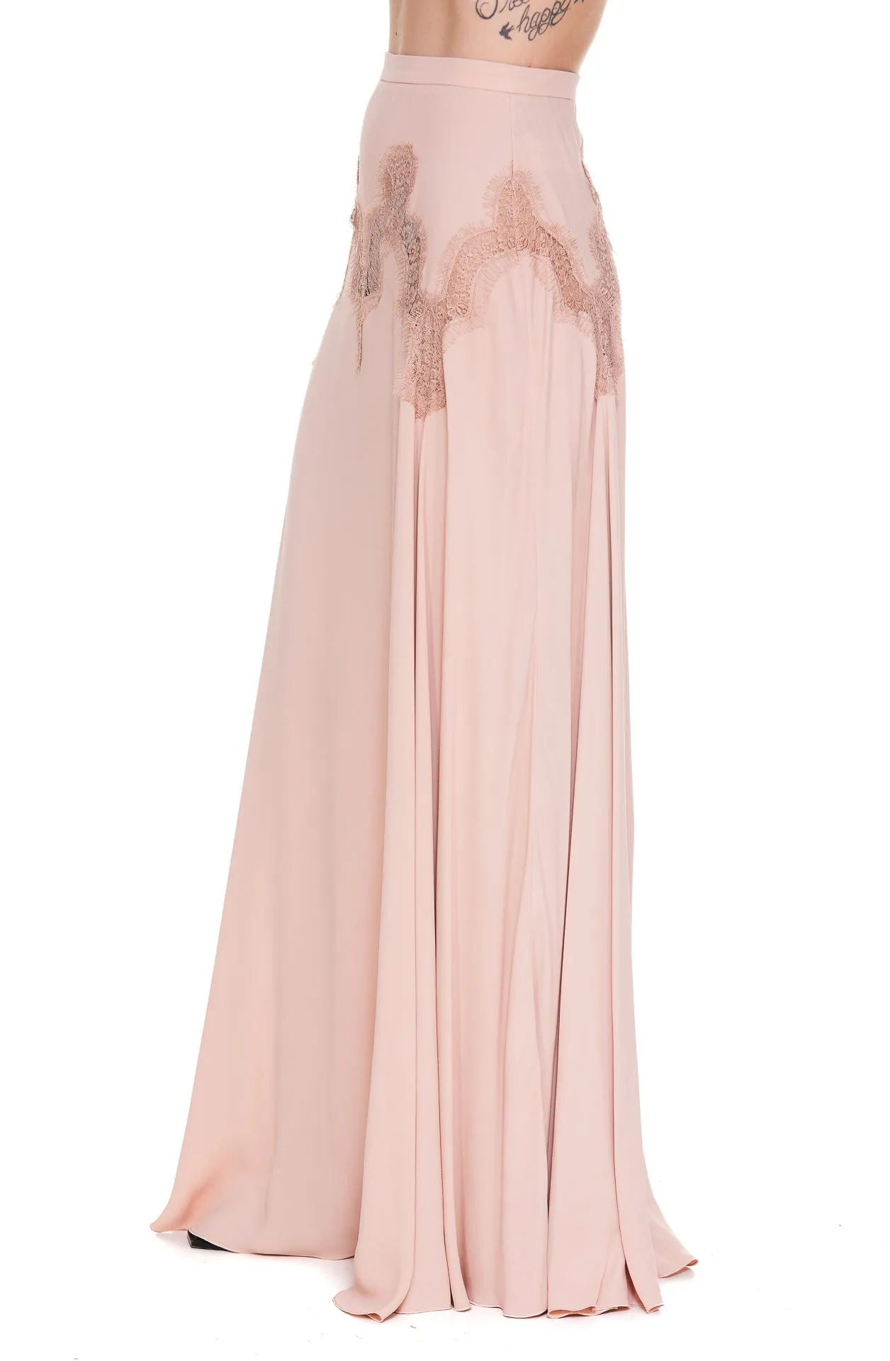 Elisabetta Franchi Embroidered Detail Maxi Skirt