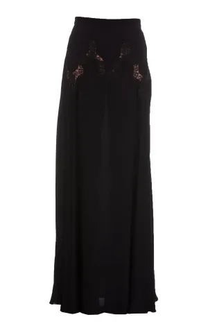 Elisabetta Franchi Embroidered Detail Maxi Skirt