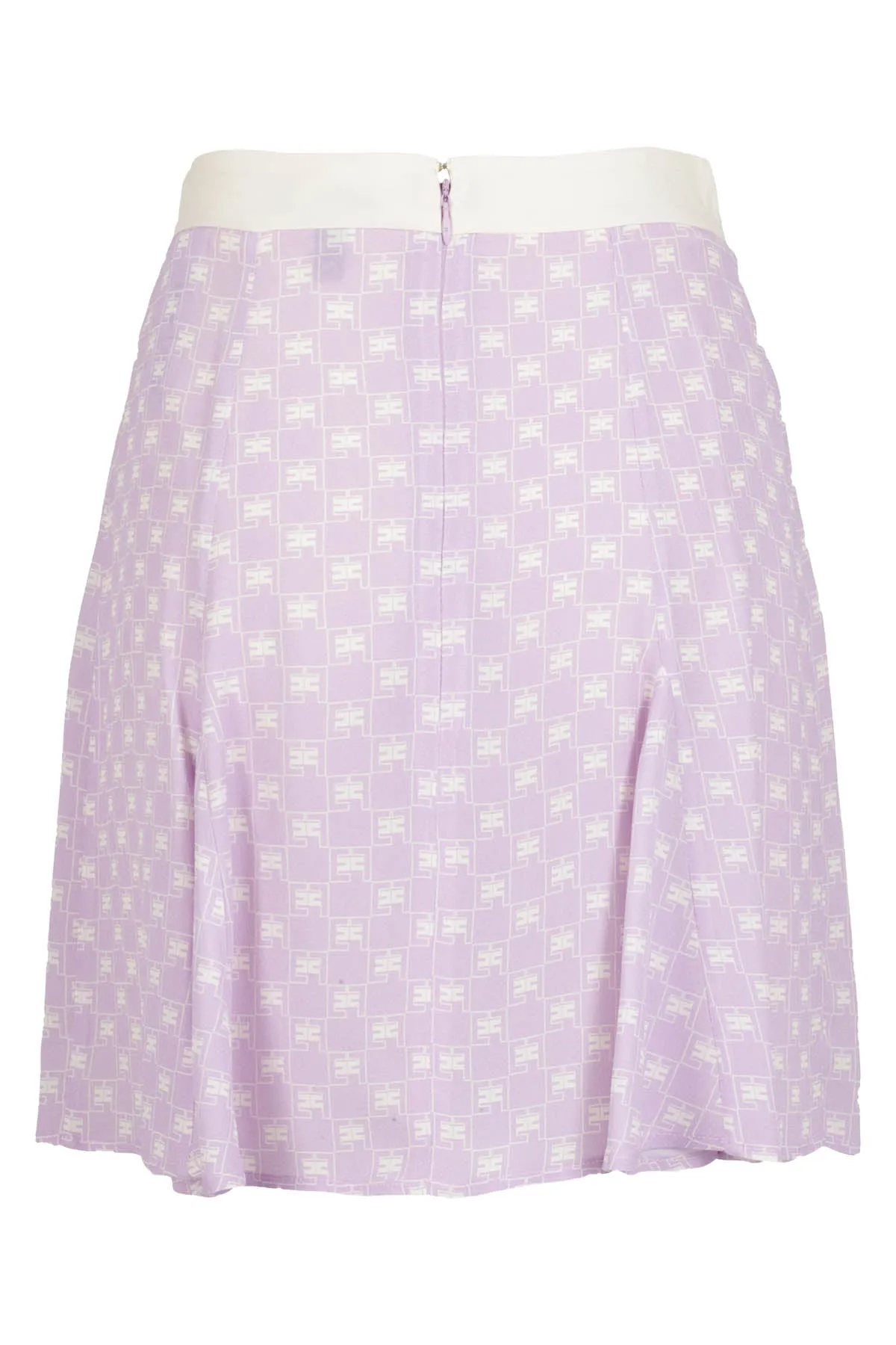 Elisabetta Franchi High Waist Buttoned Mini Skirt