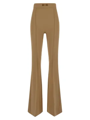 Elisabetta Franchi High Waisted Flared Pants