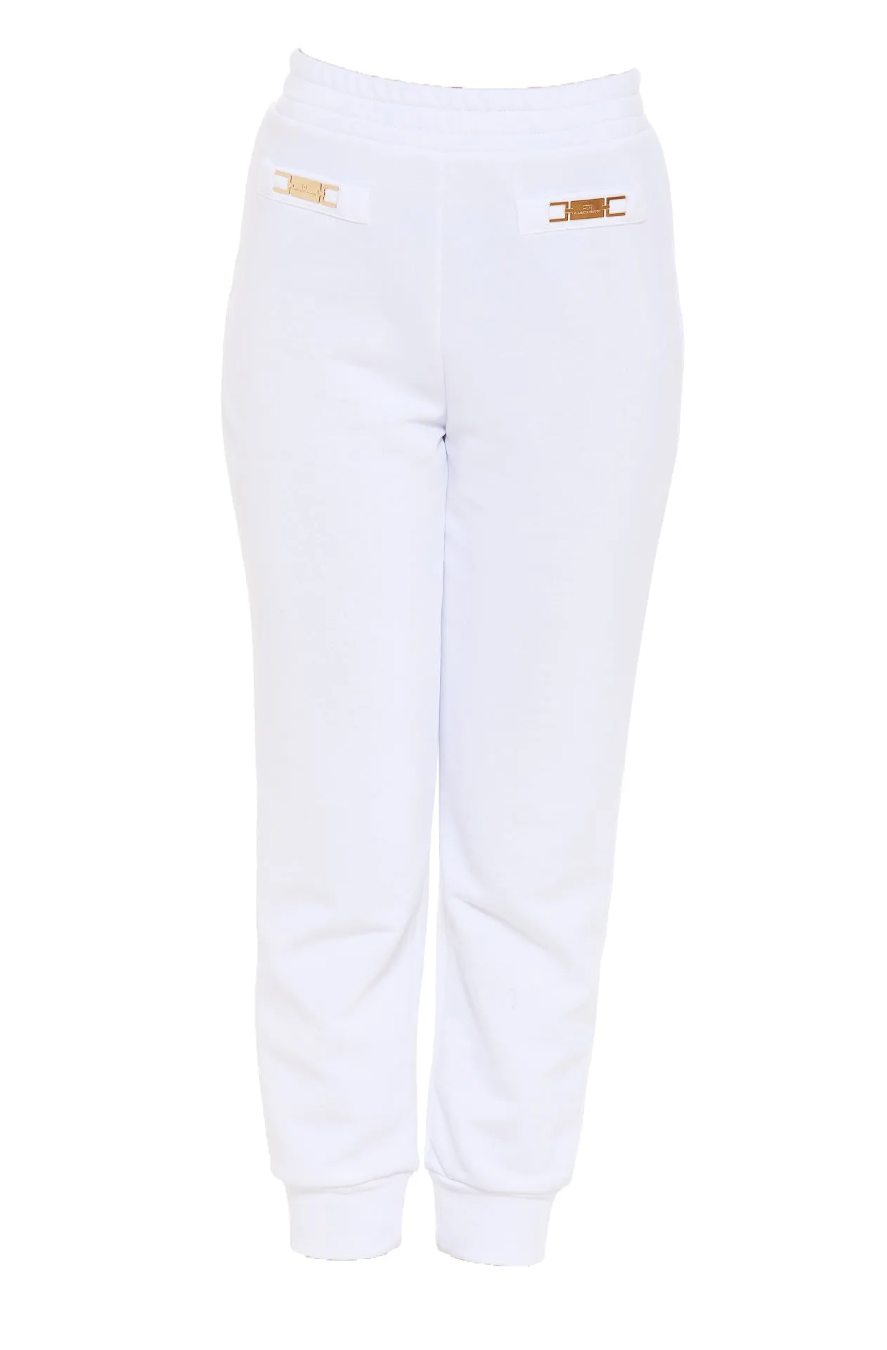 Elisabetta Franchi Logo Plaque Track Pants