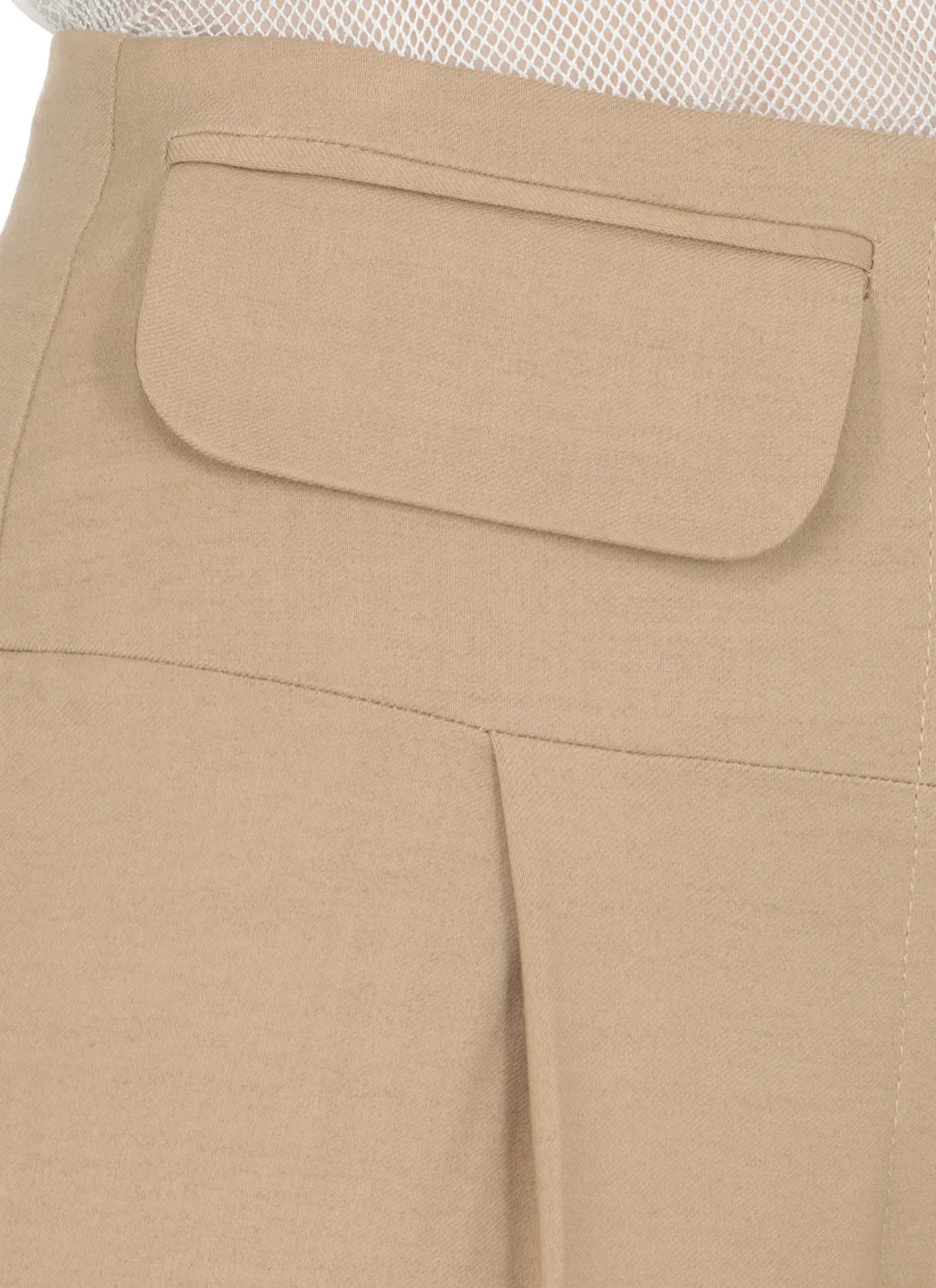 Elisabetta Franchi Pleated Straight-Leg Pants