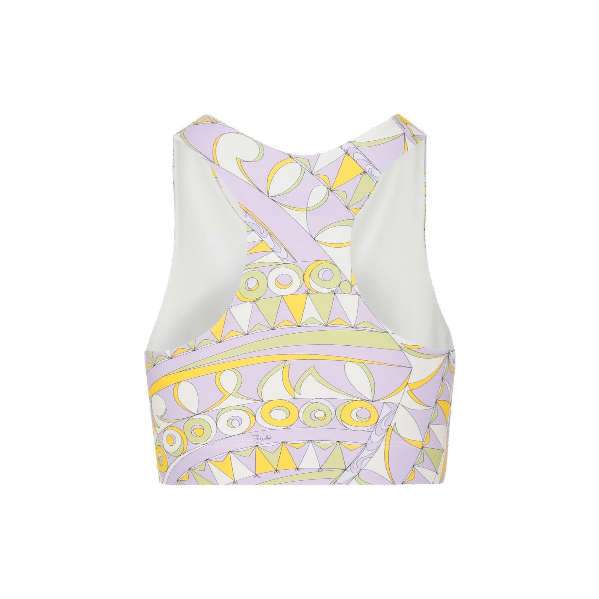 Emilio Pucci Graphic Printed Cropped Top