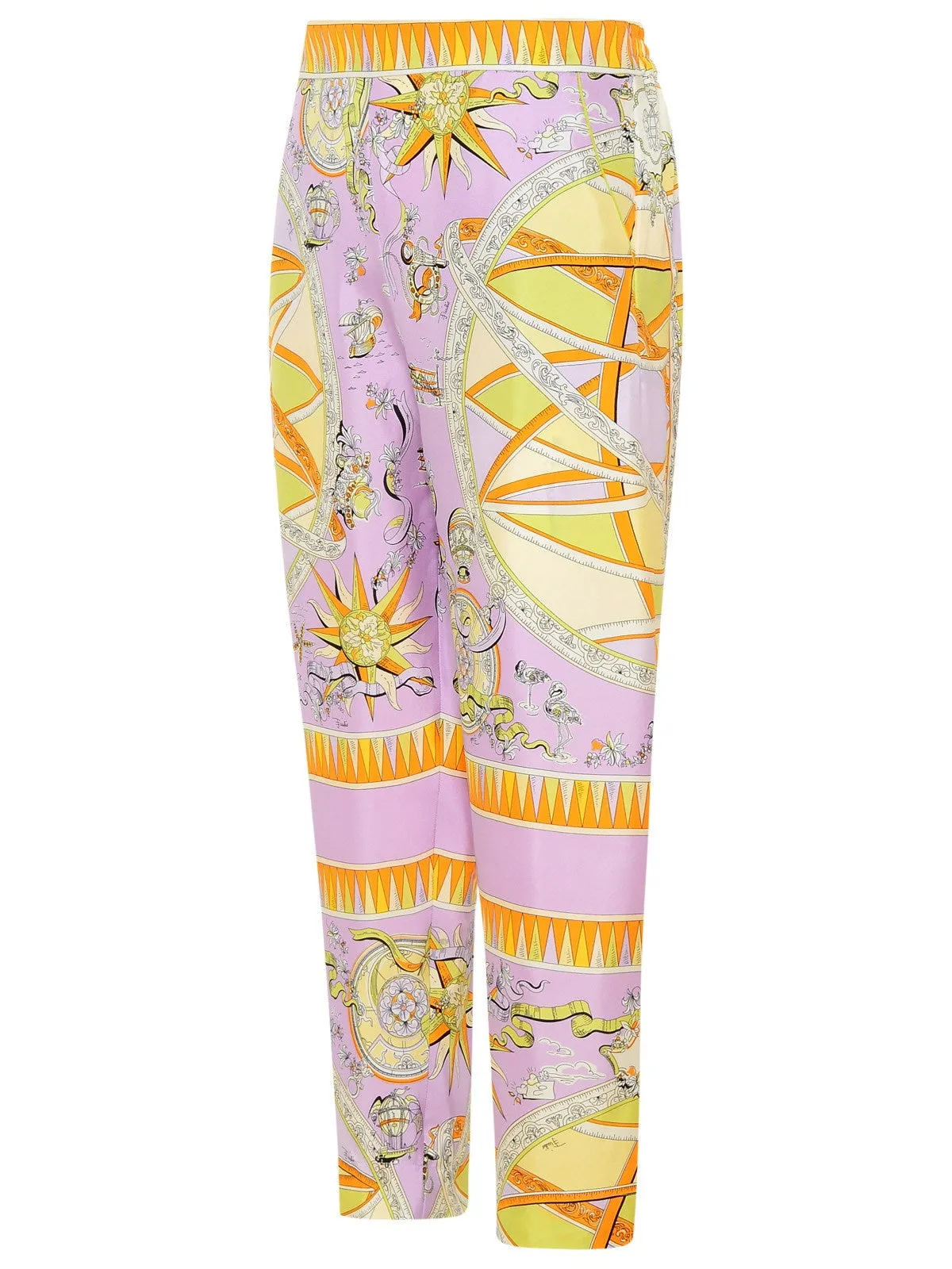 Emilio Pucci High Waisted Cropped Trousers