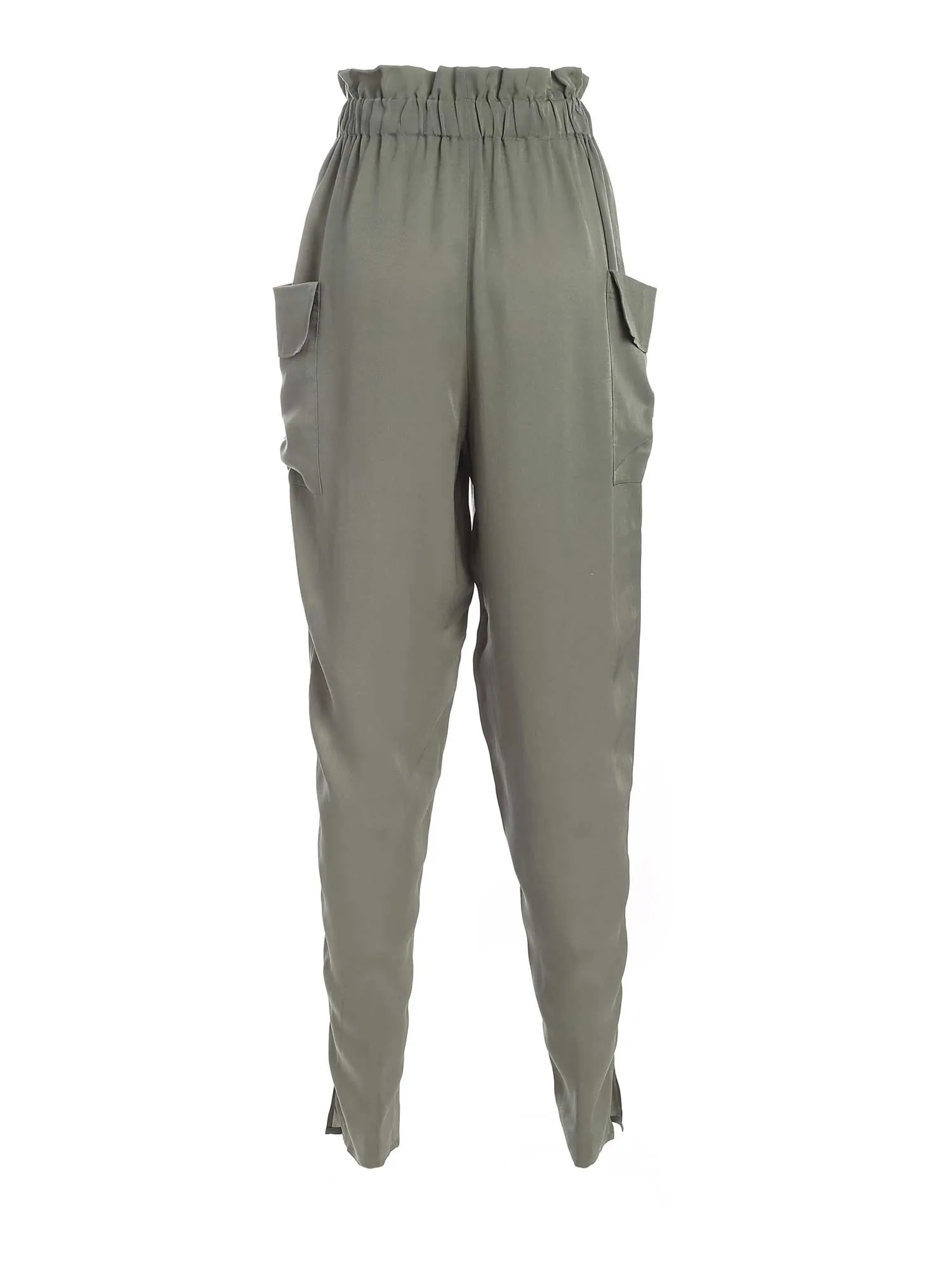 Emporio Armani High Waist Slim Cut Trousers