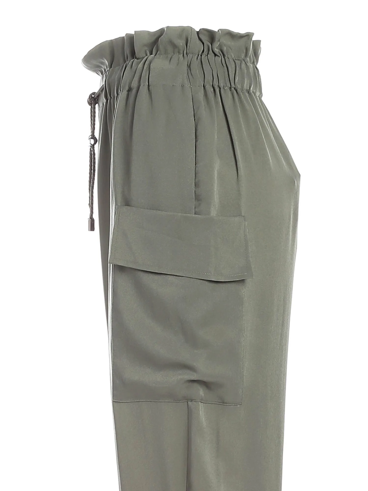 Emporio Armani High Waist Slim Cut Trousers