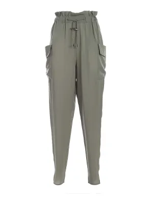 Emporio Armani High Waist Slim Cut Trousers