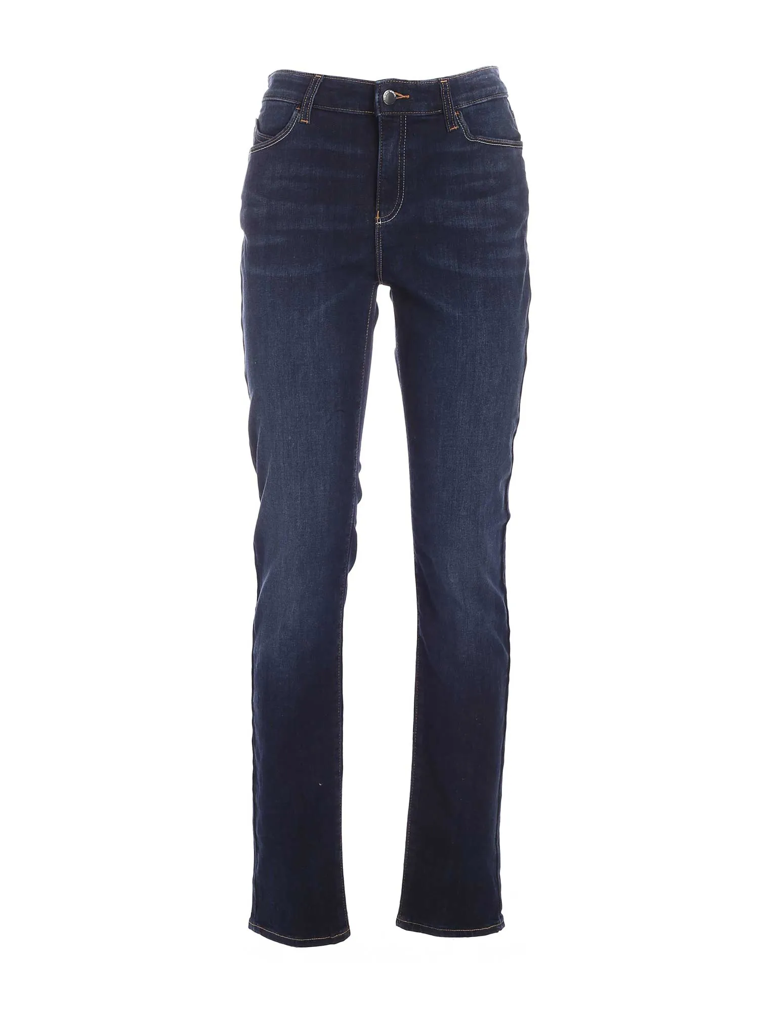 Emporio Armani Mid Rise Slim Cut Jeans
