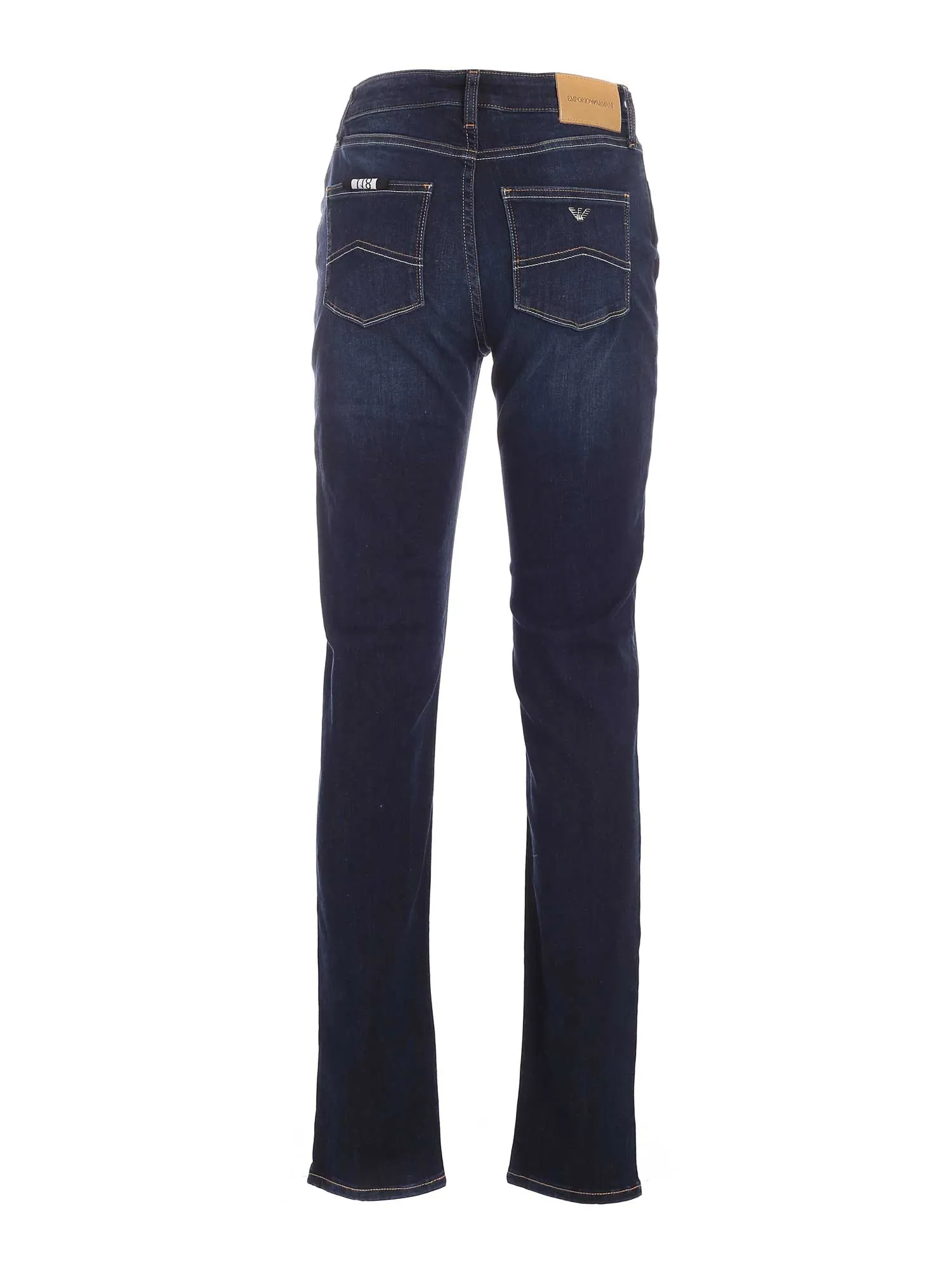 Emporio Armani Mid Rise Slim Cut Jeans