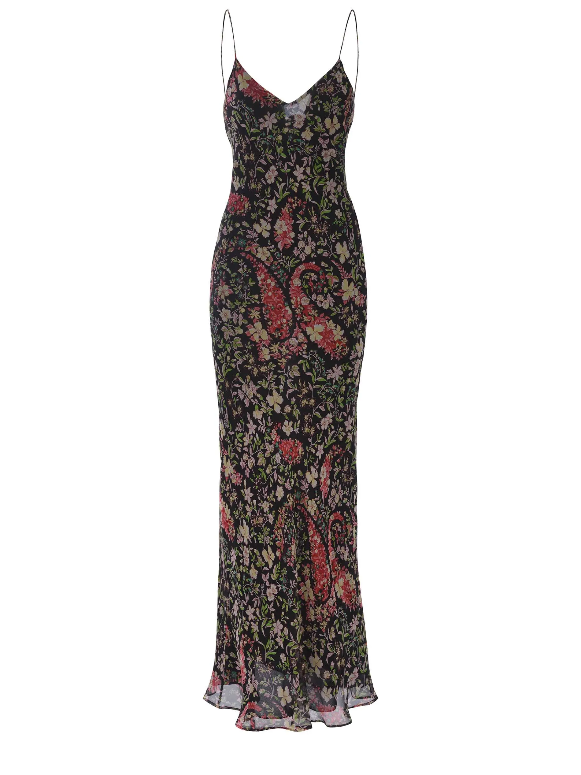 Etro Allover Floral Print Long Dress