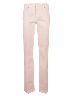 Etro Embroidered Floral Detail Jaans
