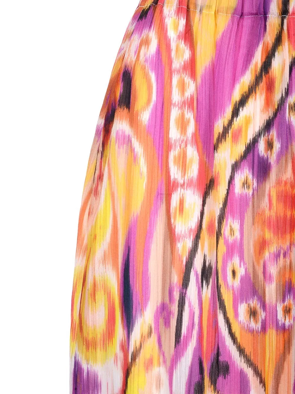 Etro High-Waist Ruffled Printed Skirt