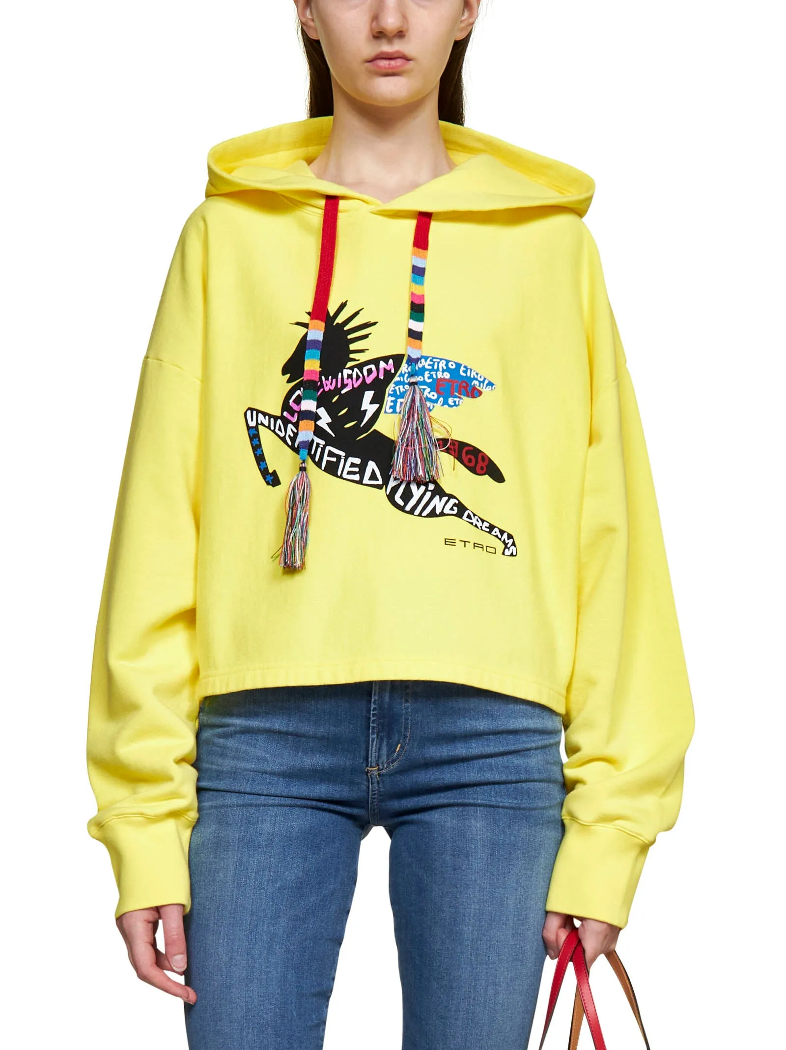 Etro Logo Detailed Drawstring Hoodie