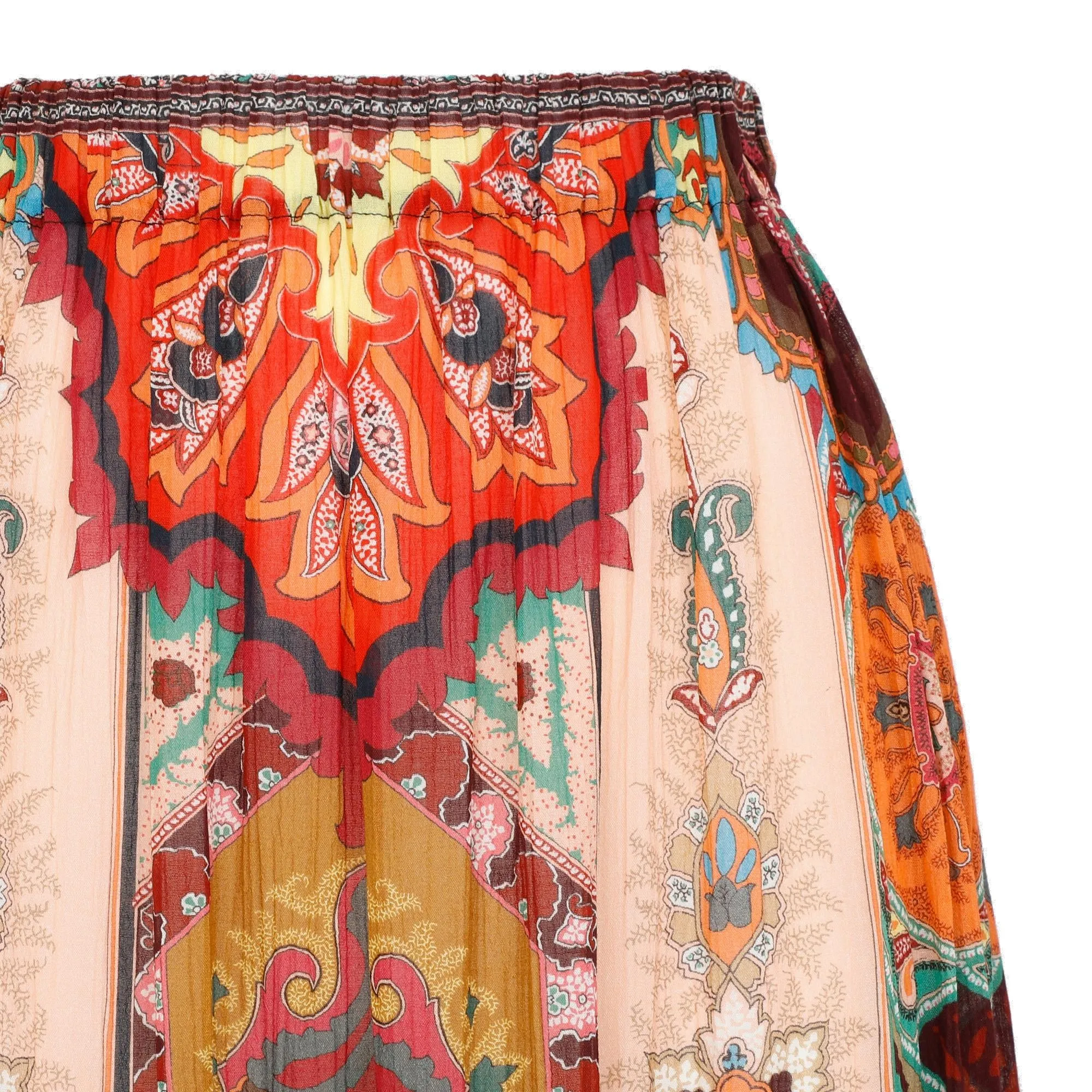 Etro Moonlight High-Waist Paisley Printed Skirt