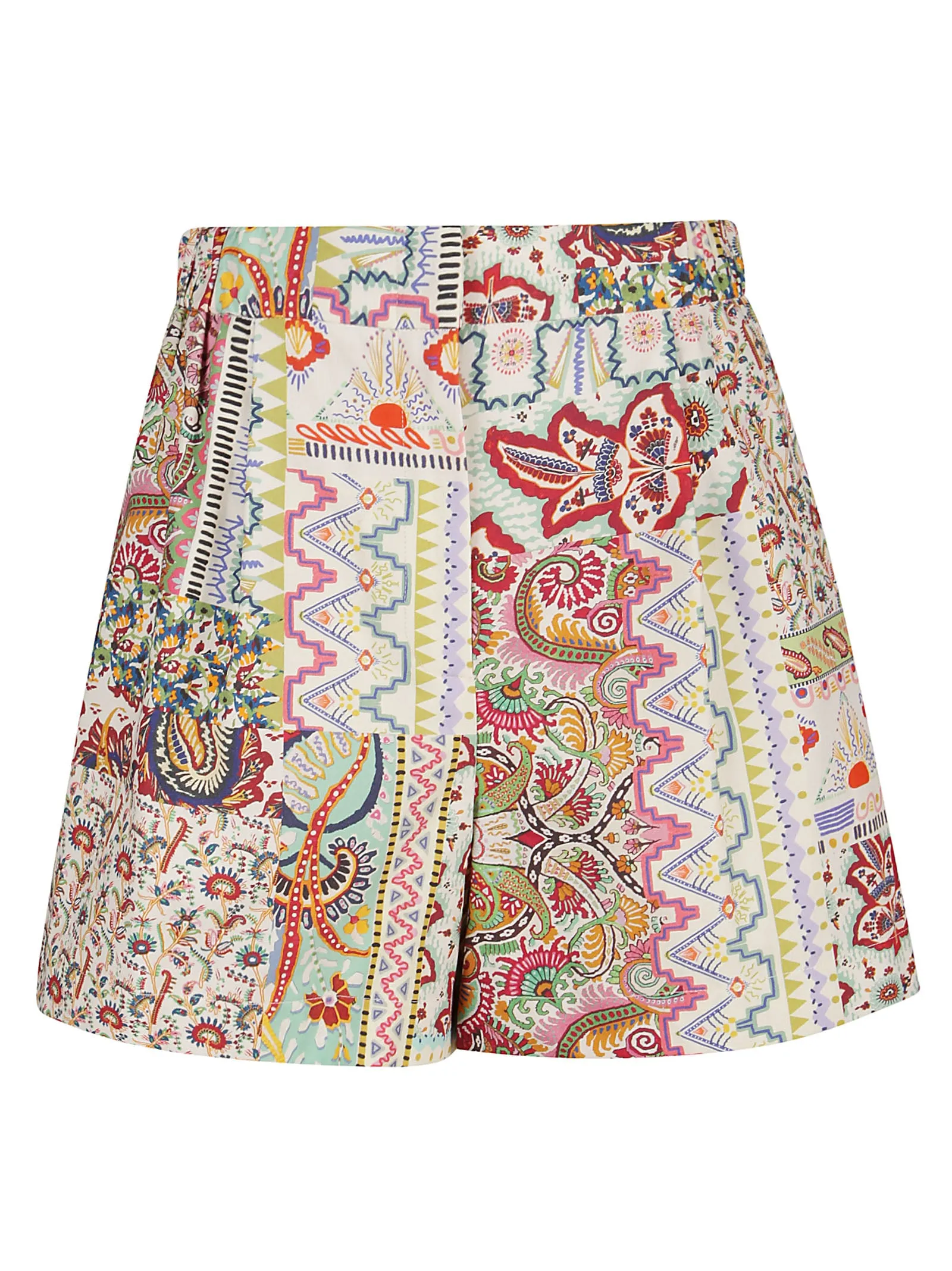 Etro Paisley Print Elasticated-Waist Shorts