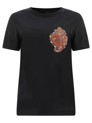 Etro Paisley Printed Crewneck T-Shirt