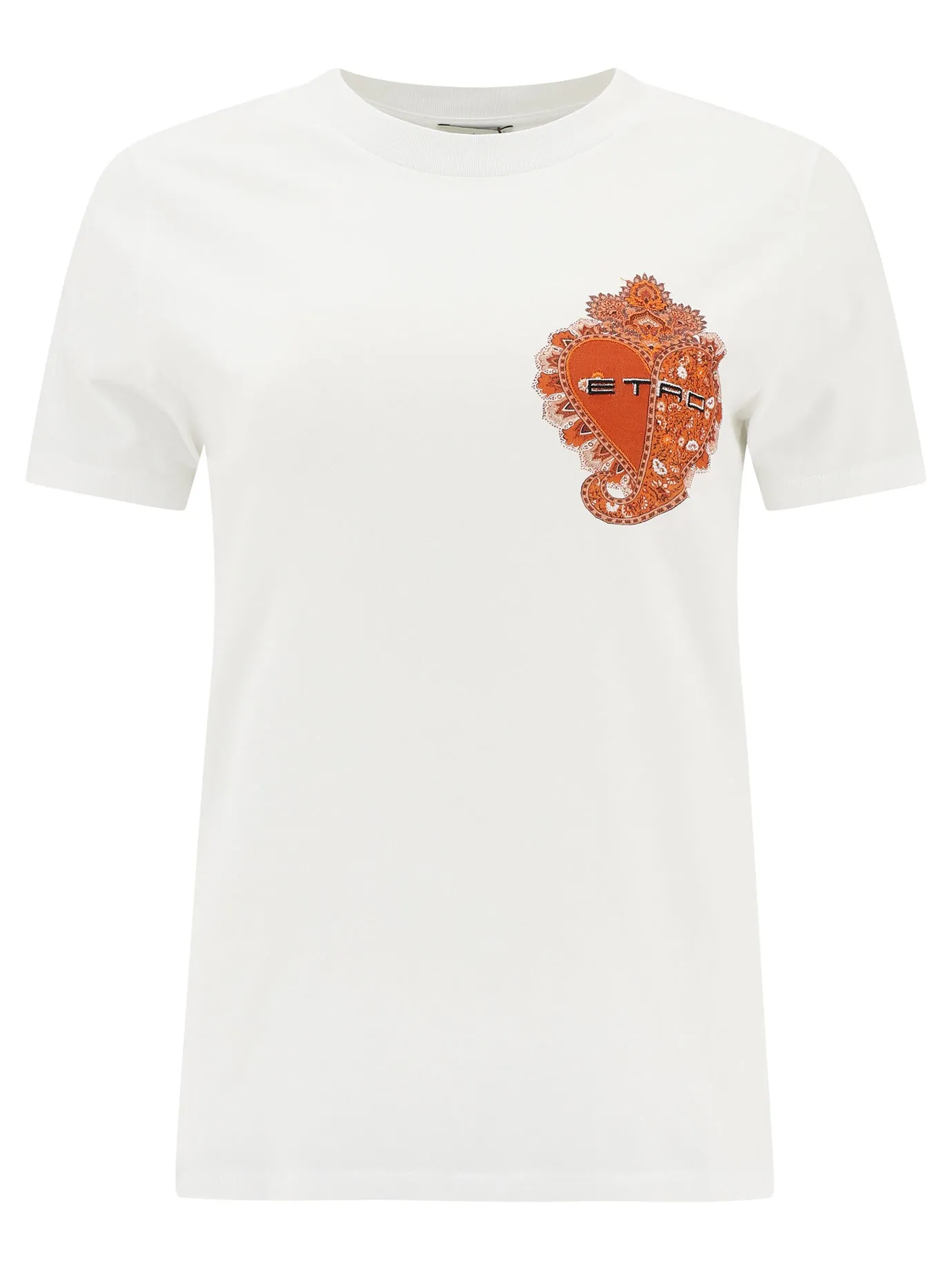 Etro Paisley Printed Crewneck T-Shirt