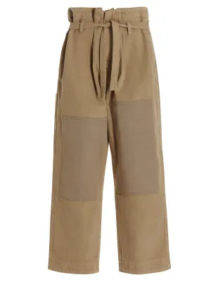Etro Tie-Waist Patchwork Trousers