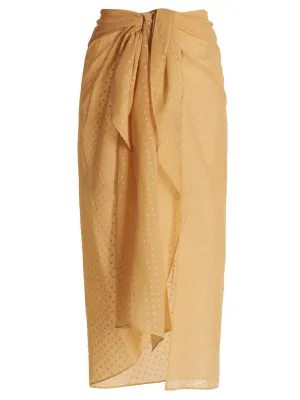 Etro Tie-Waist Polka Dot Skirt
