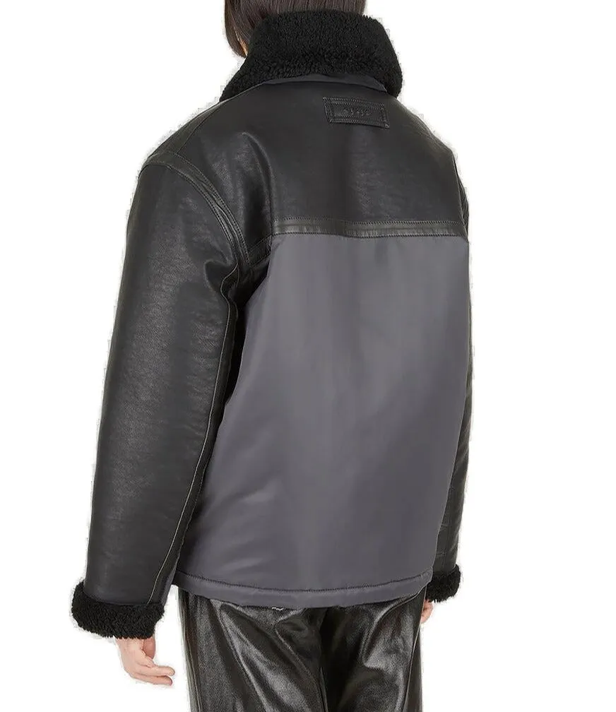 Eytys Moto Racing Logo Embossed Jacket