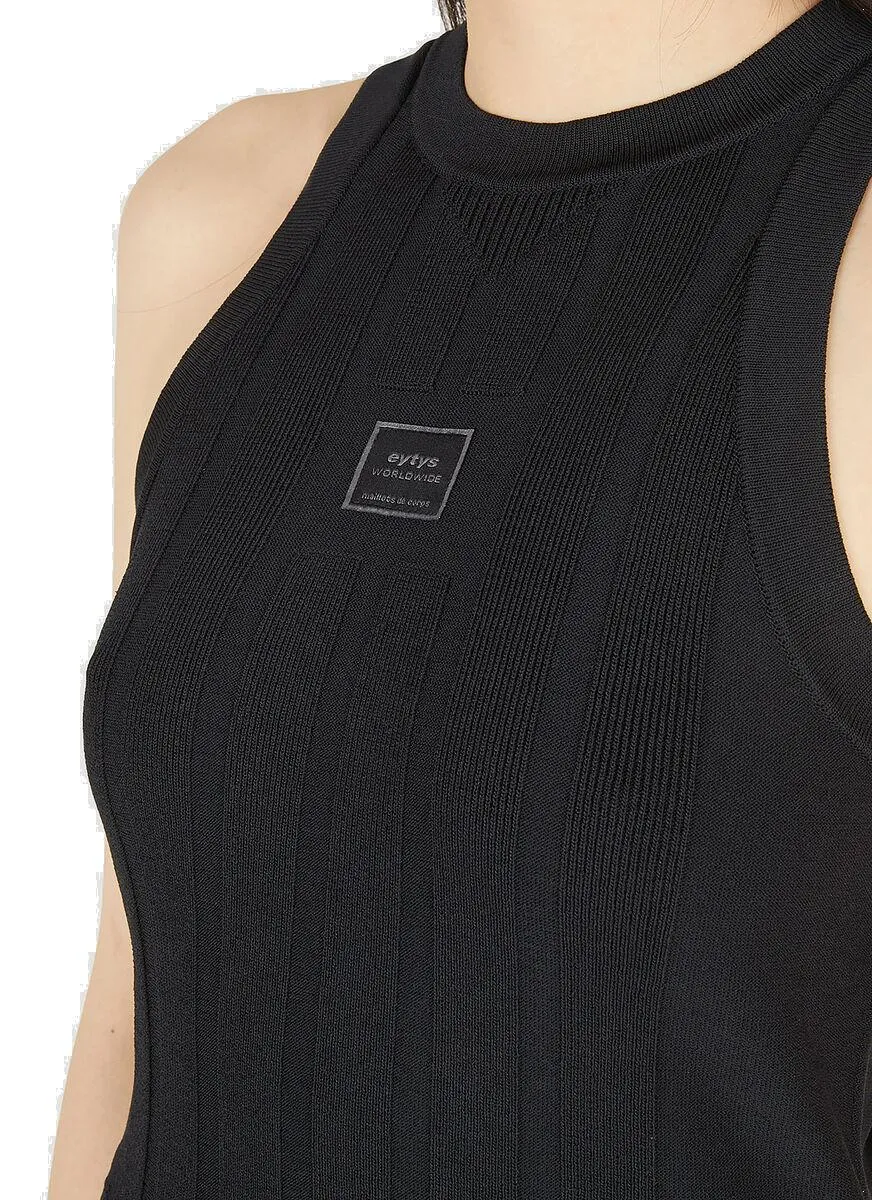 Eytys Rancid Sleeveless Ribbed Knit Top