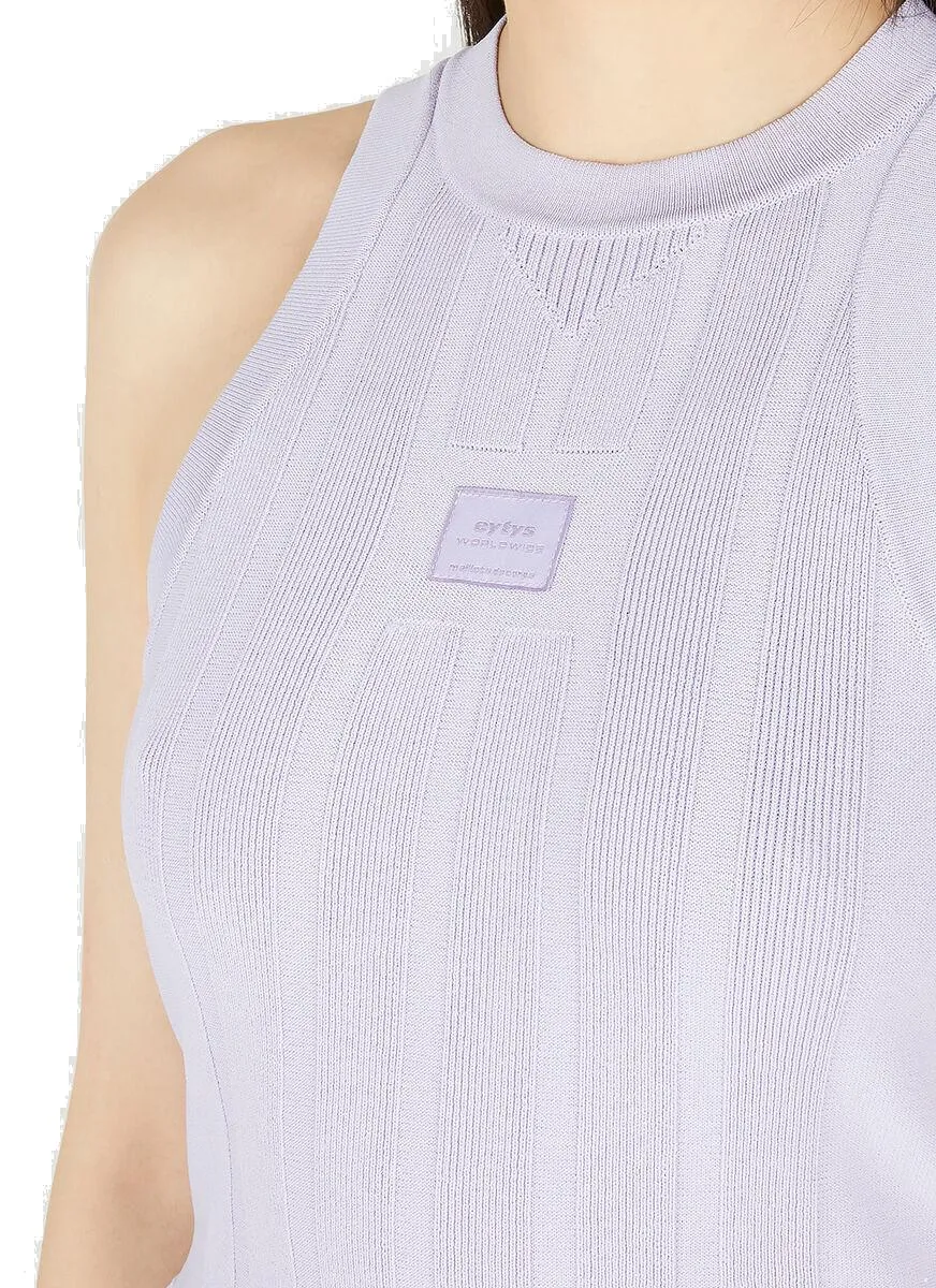 Eytys Rancid Sleeveless Ribbed Knit Top