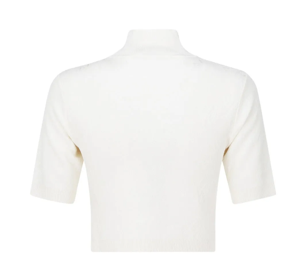 Fendi All-Over Fendi Brush Logo Top