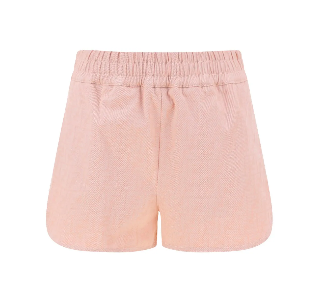 Fendi FF Printed Denim Shorts