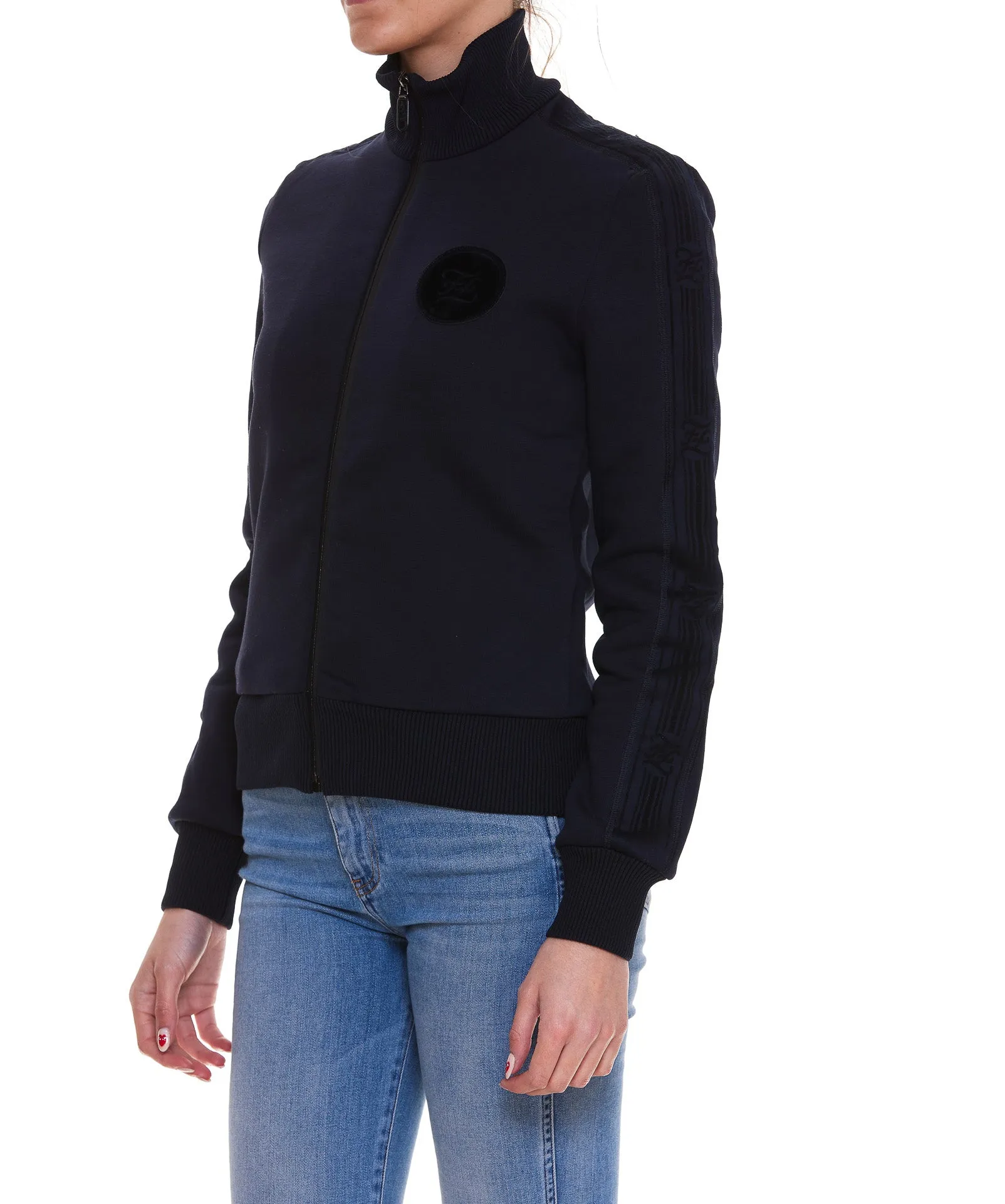 Fendi Logo Detailed Zip-Up Track Jacket